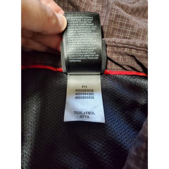 The North Face Men’s Long Sleeve Button-Up Hiking Shirt Size L – Brown Plaid - Picture 10 of 11